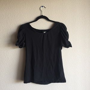 H&M Black Short Sleeve T-Shirt